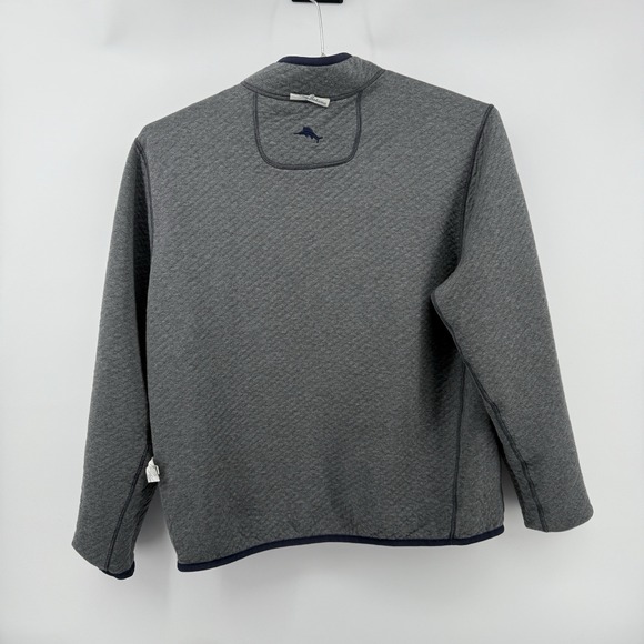 Tommy Bahama XL New England Patriots Reversible Quilted Sweater‎ Fleece NFL - Picture 5 of 16